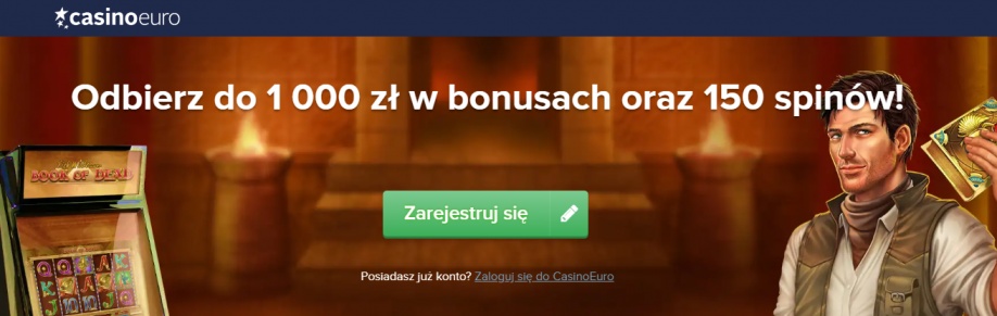 Jaki bonus powitalny jest dostępny w CasinoEuro?