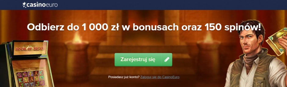Odbierz free spiny na Book of Dead w CasinoEuro