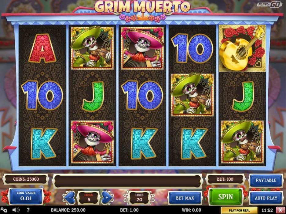 Free spiny na grim muerto w casumo